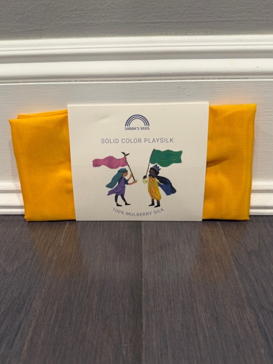 Sarah’s Silks Other - NWT Sarah’s Silks Orange Playsilk 100% Mulberry Silk Kids Toddlers Pretend Play